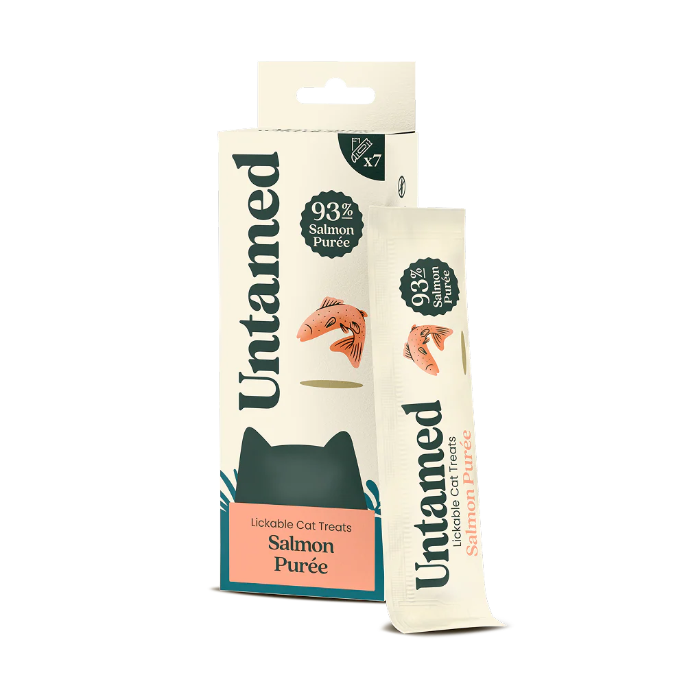 Salmon Puree Lickable Cat Treats 7x15g - Image 5