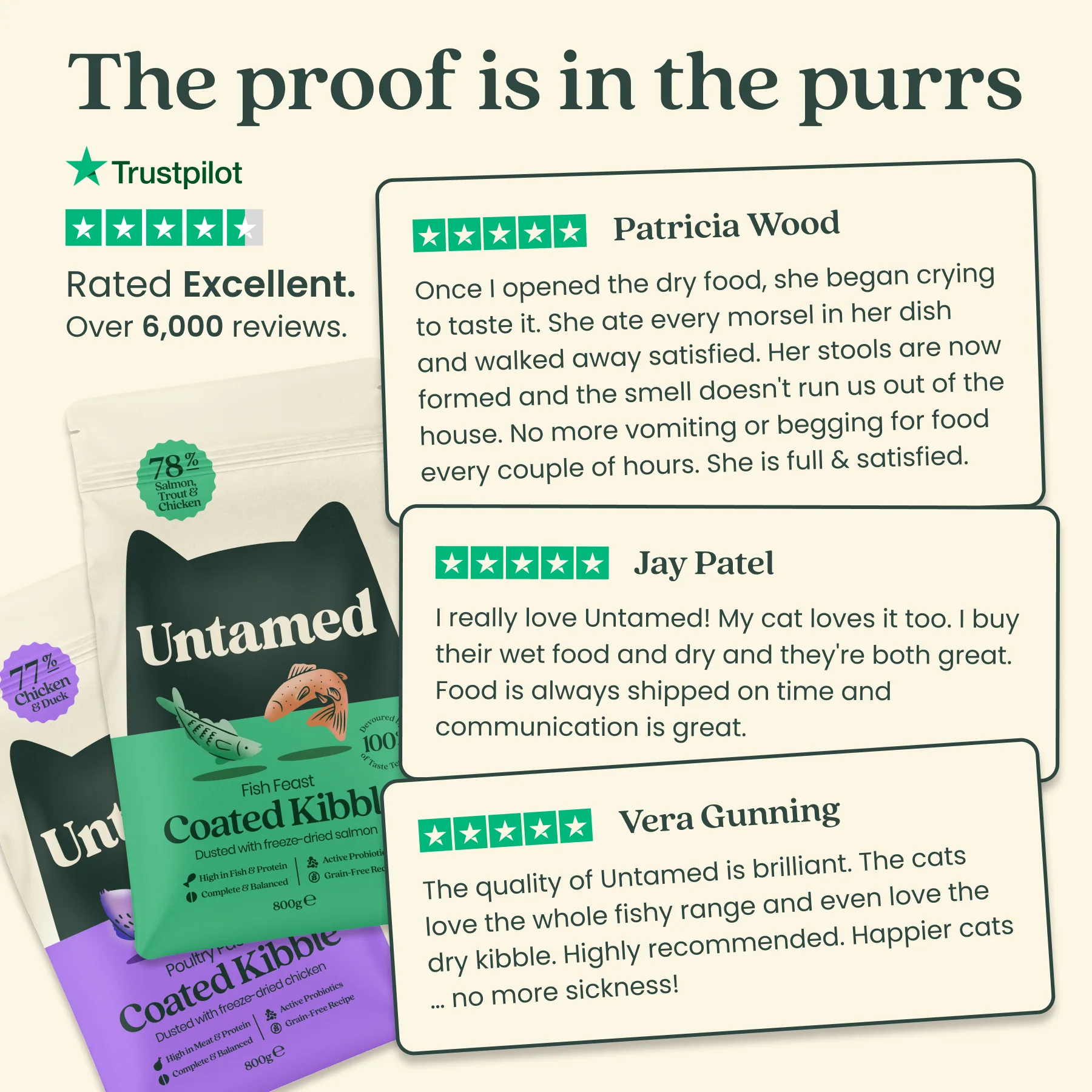 Poultry Packed Coated Kibble 800g (Special Offer) - Image 3