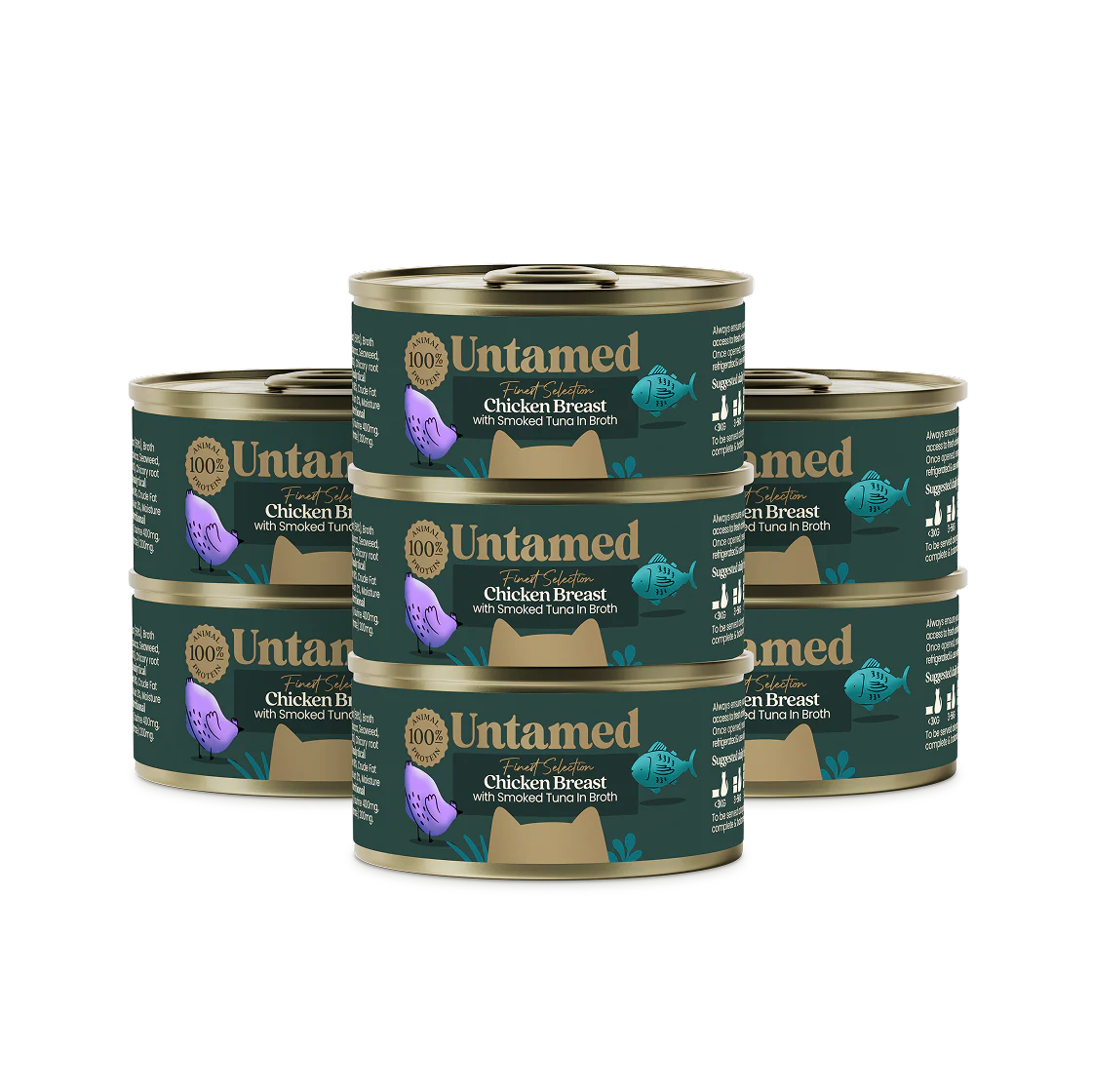 Chicken with Smoked Tuna in Broth - 7 tins